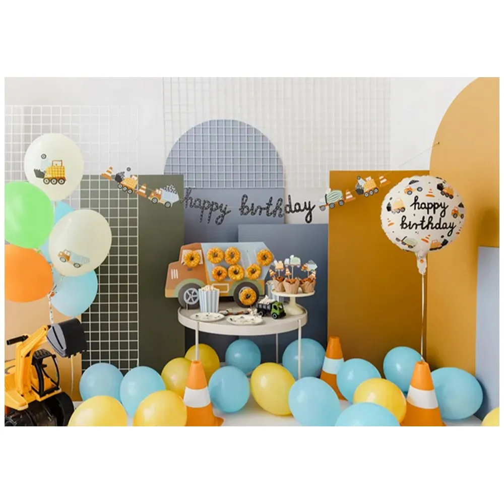Balon Folie Happy Birthday Constructii 45cm