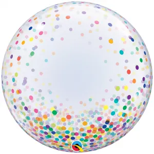 Deco Bubble Confetti Multicolor 24inch - 60cm 57791 Qualatex