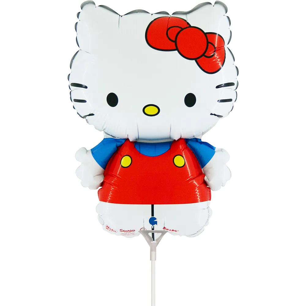 Balon Folie Mini Figurina Hello Kitty 20x27cm Grabo