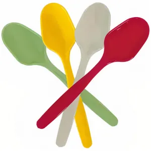 Set 8 Lingurite Reutilizabile Multicolore 14cm