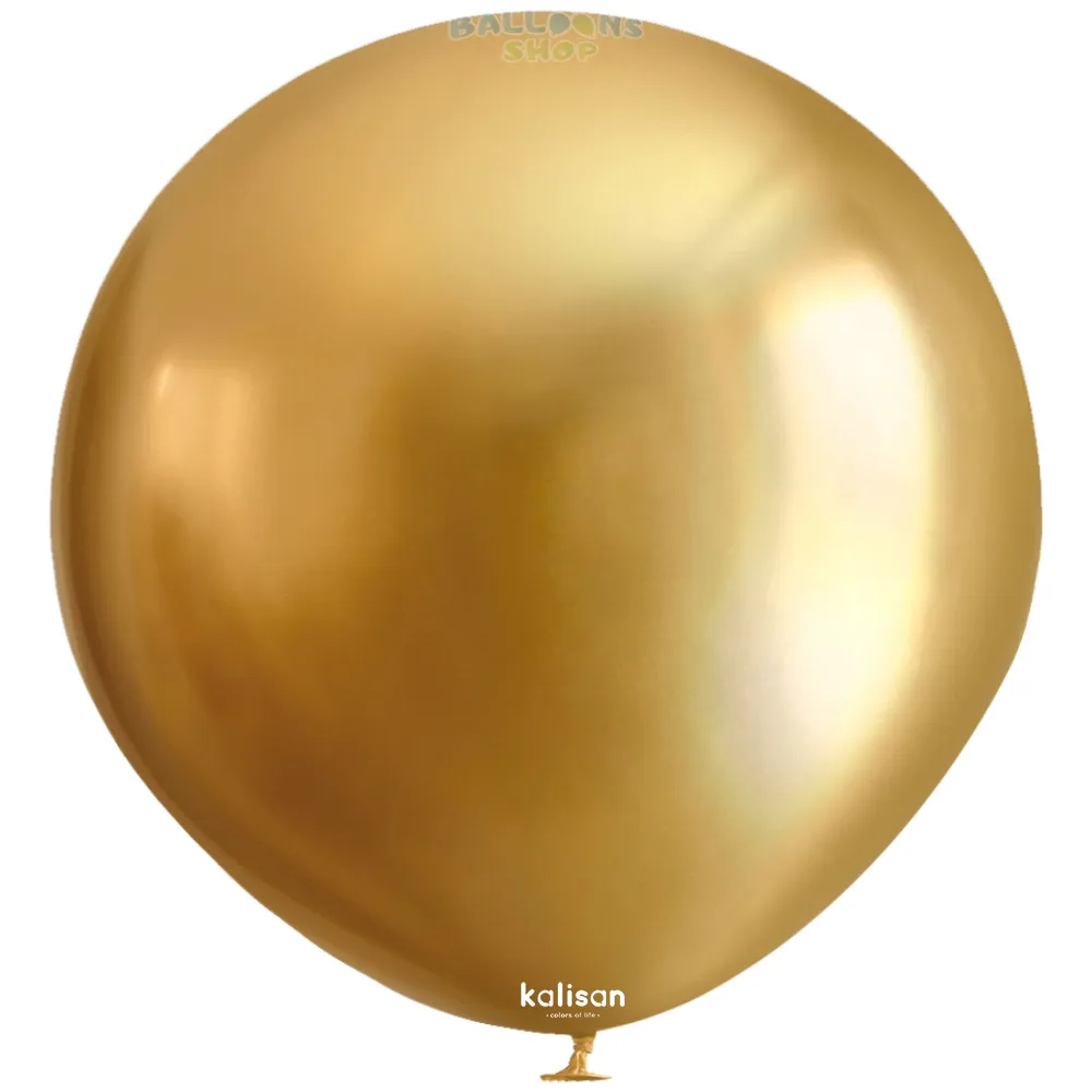 Balon Jumbo Latex 45cm Gold Mirror 5001
