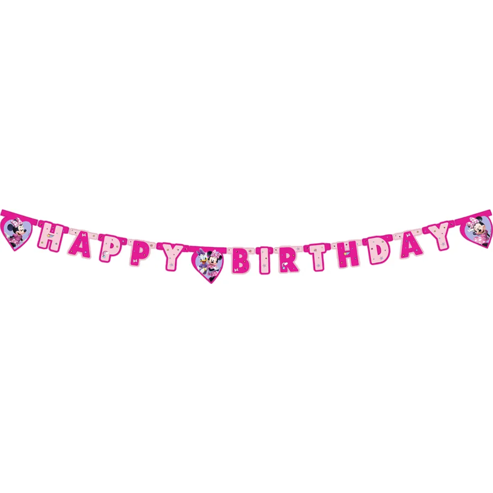 Banner Petrecere Happy Birthday Disney Minnie Junior