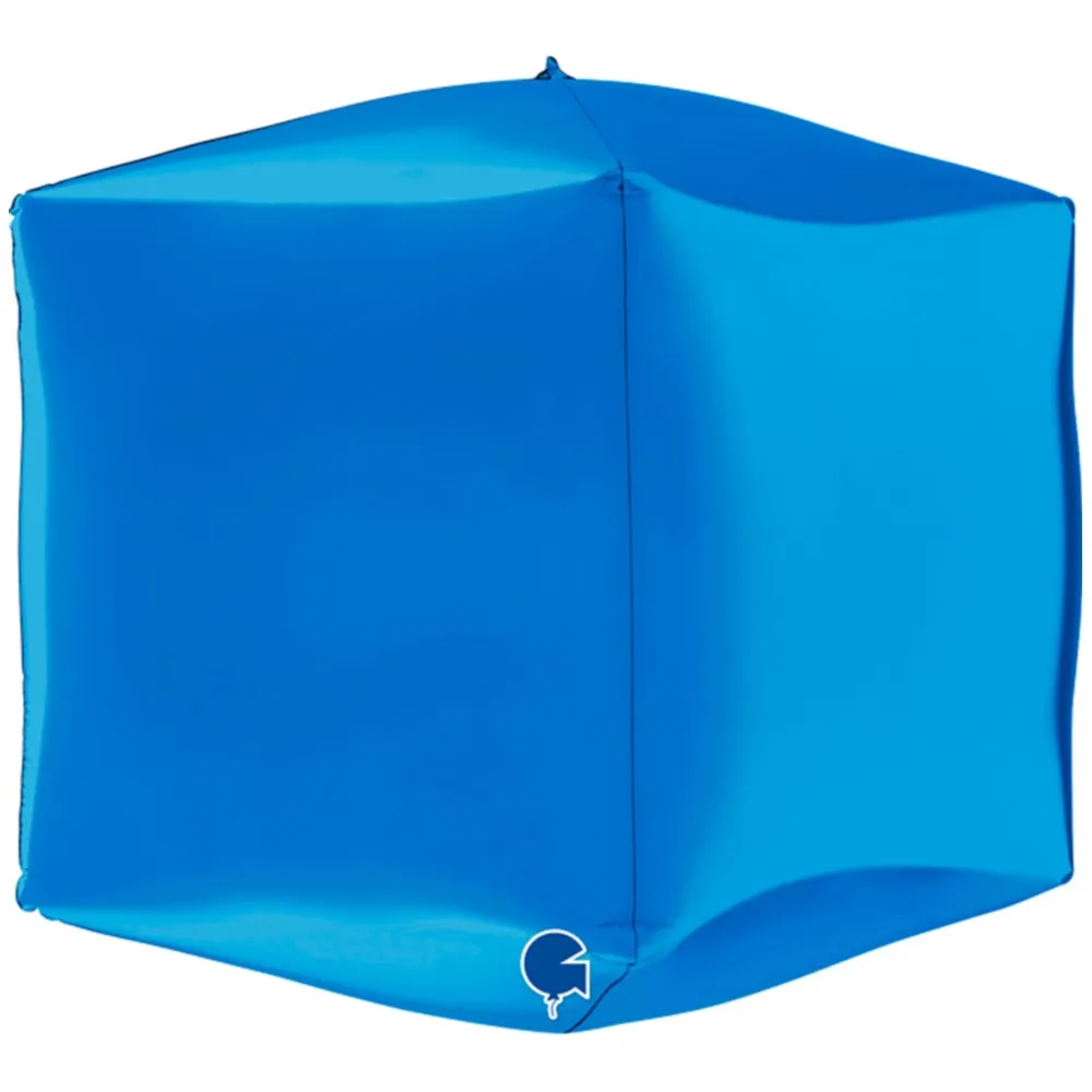 Balon Folie CUB 4D Albastru 38cm Grabo