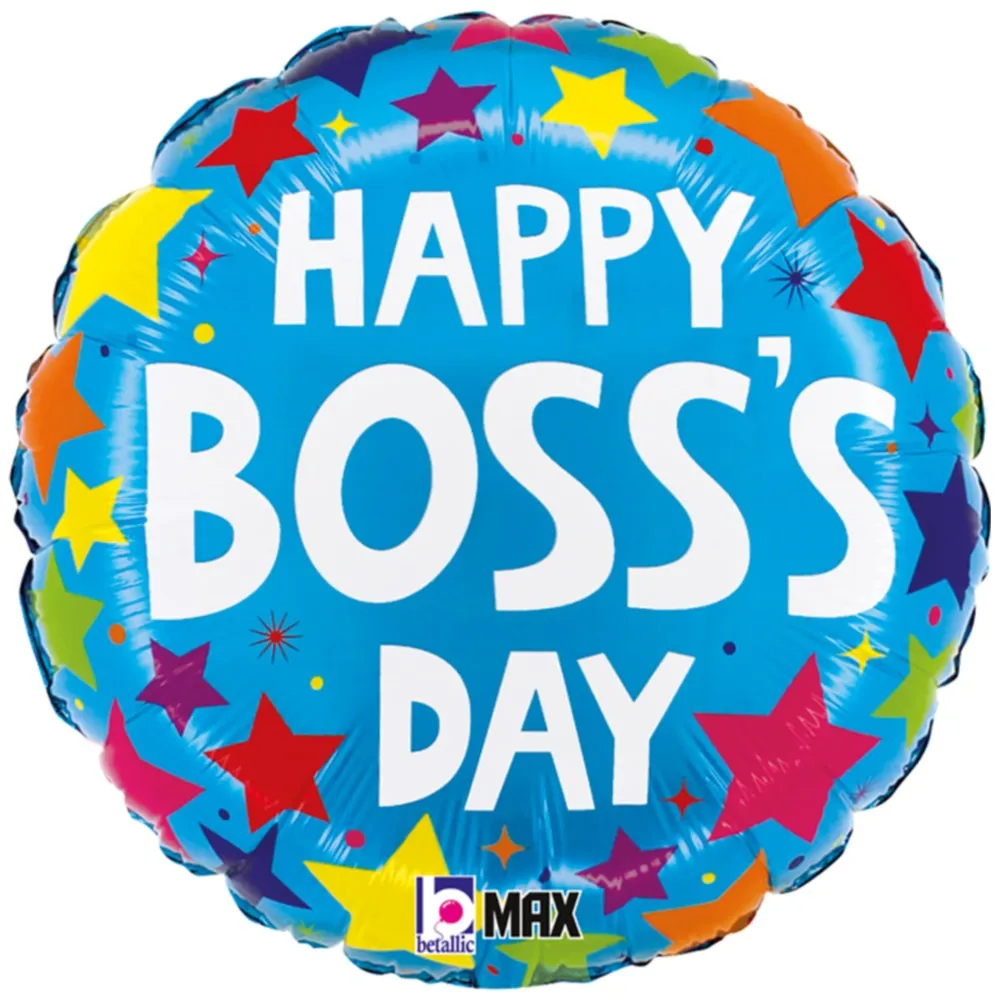 Balon Folie Happy Boss's Day 46cm Grabo