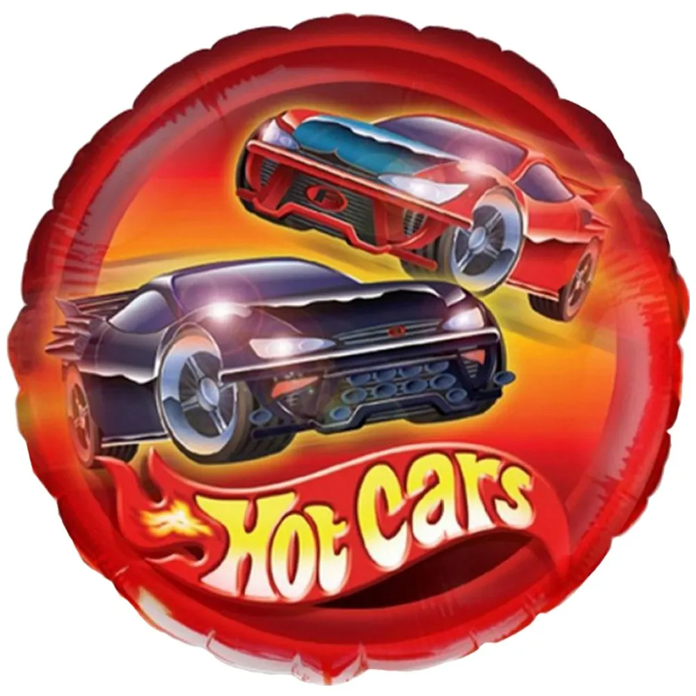 Balon Folie Rotund Hot Wheels 45cm