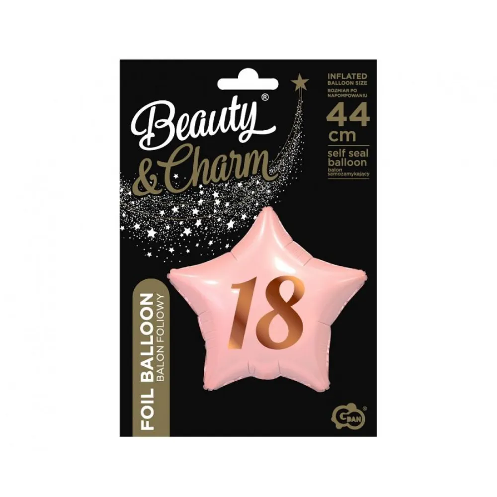 Balon Folie Stea Majorat 45cm