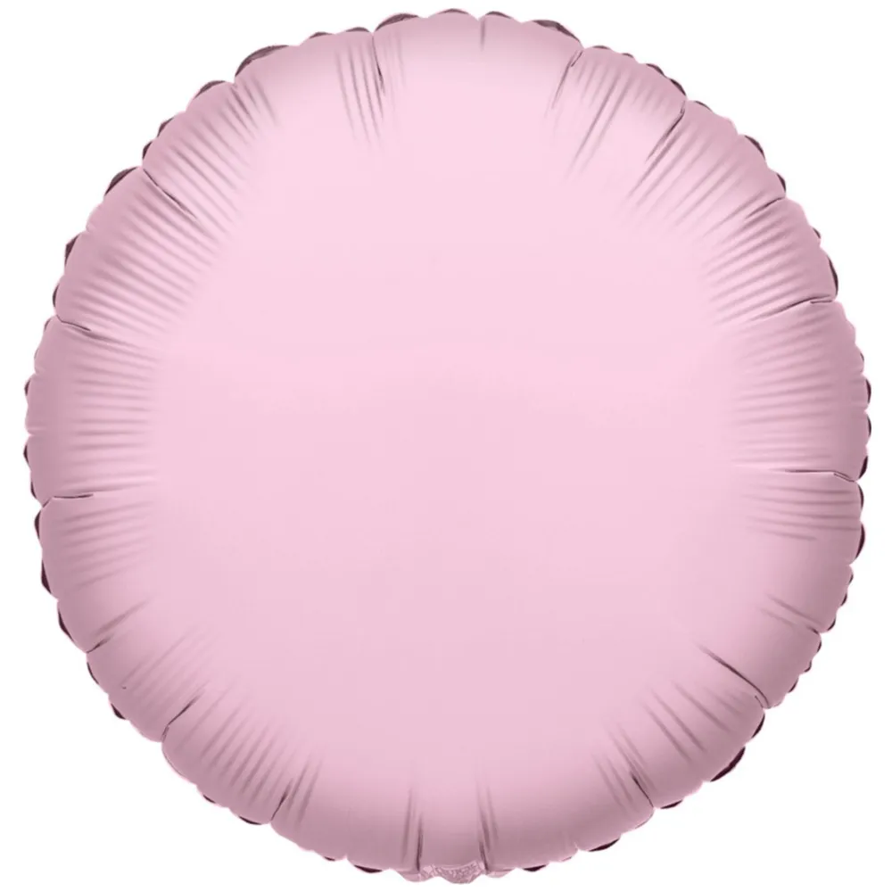 Balon Folie Rotund Roz Deschis 45cm
