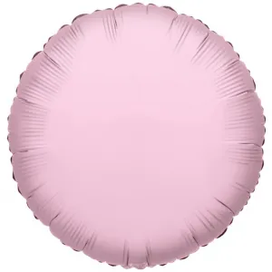 Balon Folie Rotund Roz Deschis 45cm
