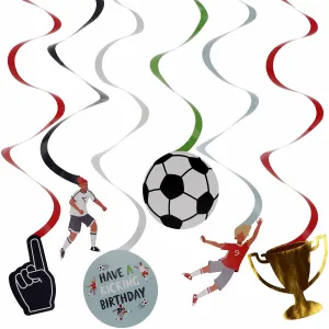 Set 6 Accesorii decorative Fotbal