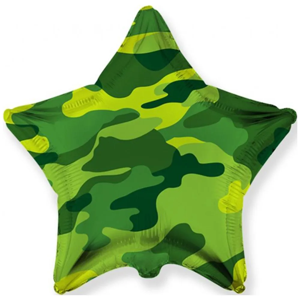 Balon Folie Stea Army 45cm