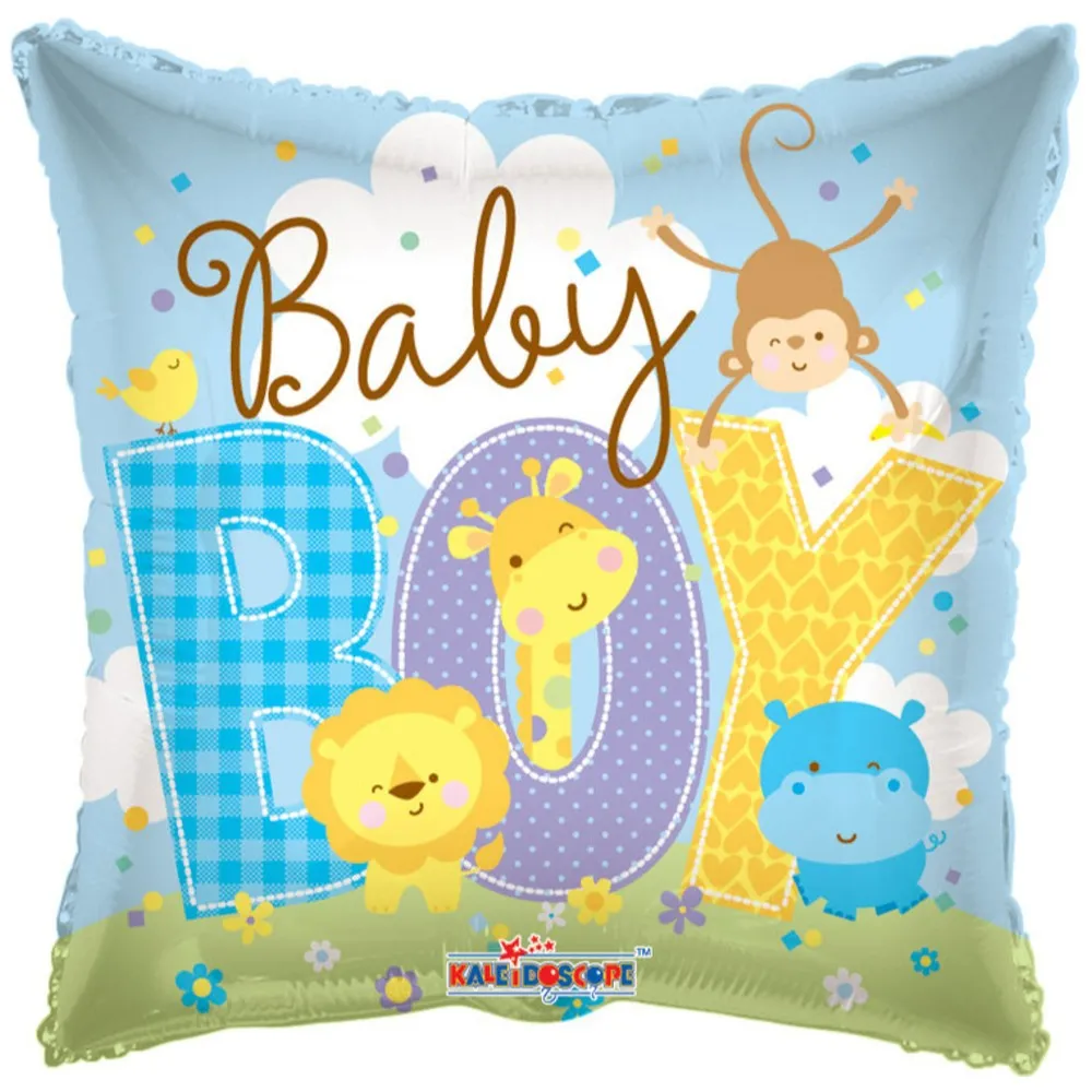 Balon folie Baby Boy cu Animalute 19481