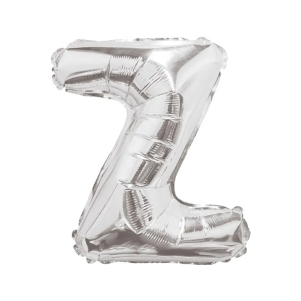 Balon folie 35cm Litera Z ARGINTIU 34919-14