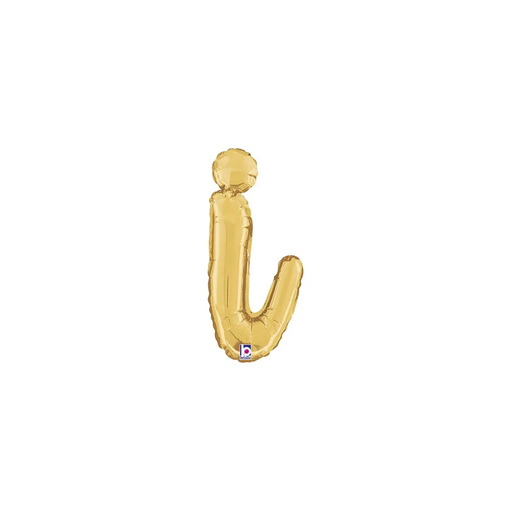 Balon Folie LITERA (AER) SCRIPT I Auriu 35 cm Grabo