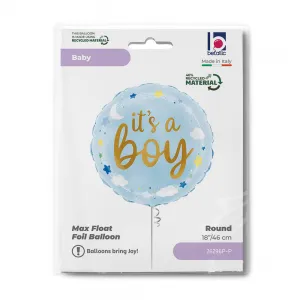 Balon Folie Rotund It's a Boy Norisori 46cm