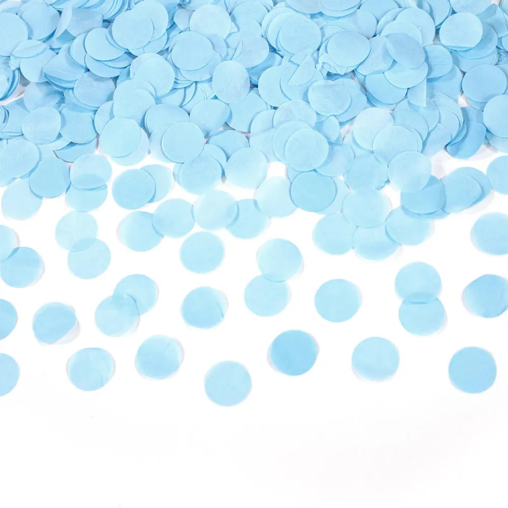 Tun Confetti Hartie Bleu 60cm