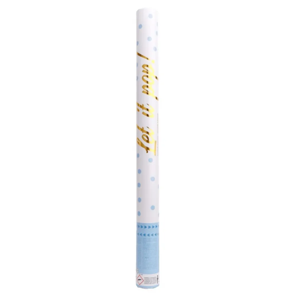 Tun Confetti Hartie Bleu 60cm