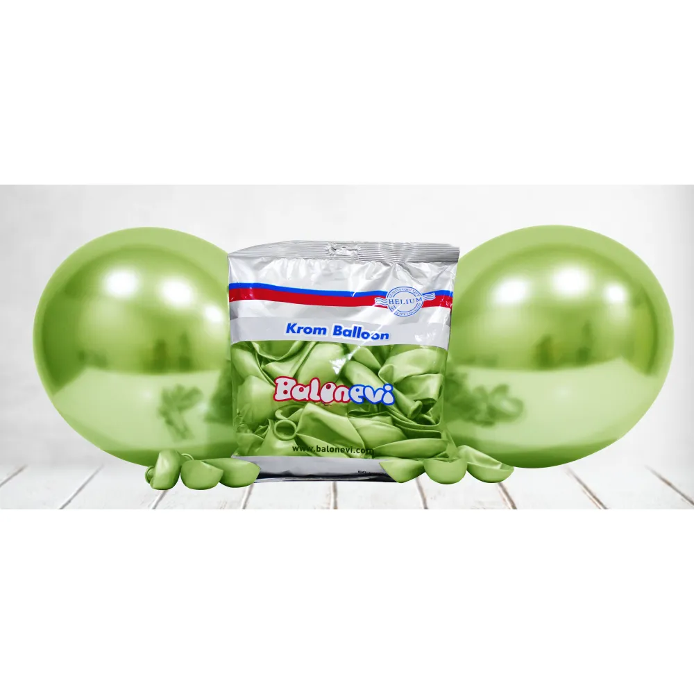 Baloane latex 15cm Chrome Culori Asortate