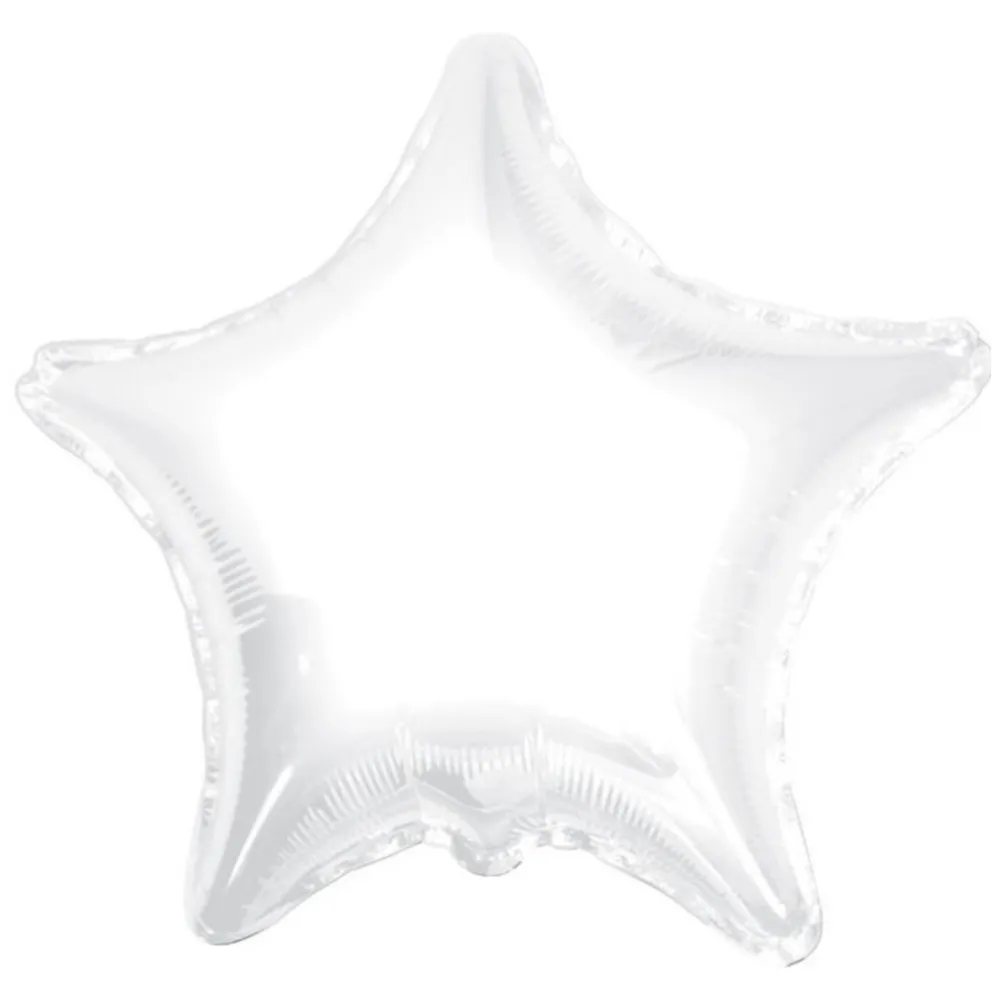Balon Folie Stea Alba 55cm