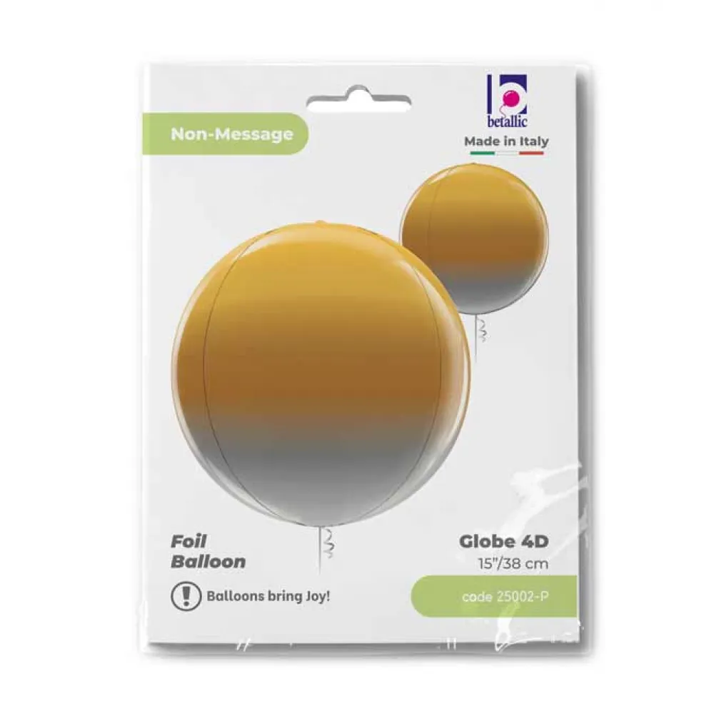 Balon Folie Sfera 4D Metallic Ombre 38 cm Grabo
