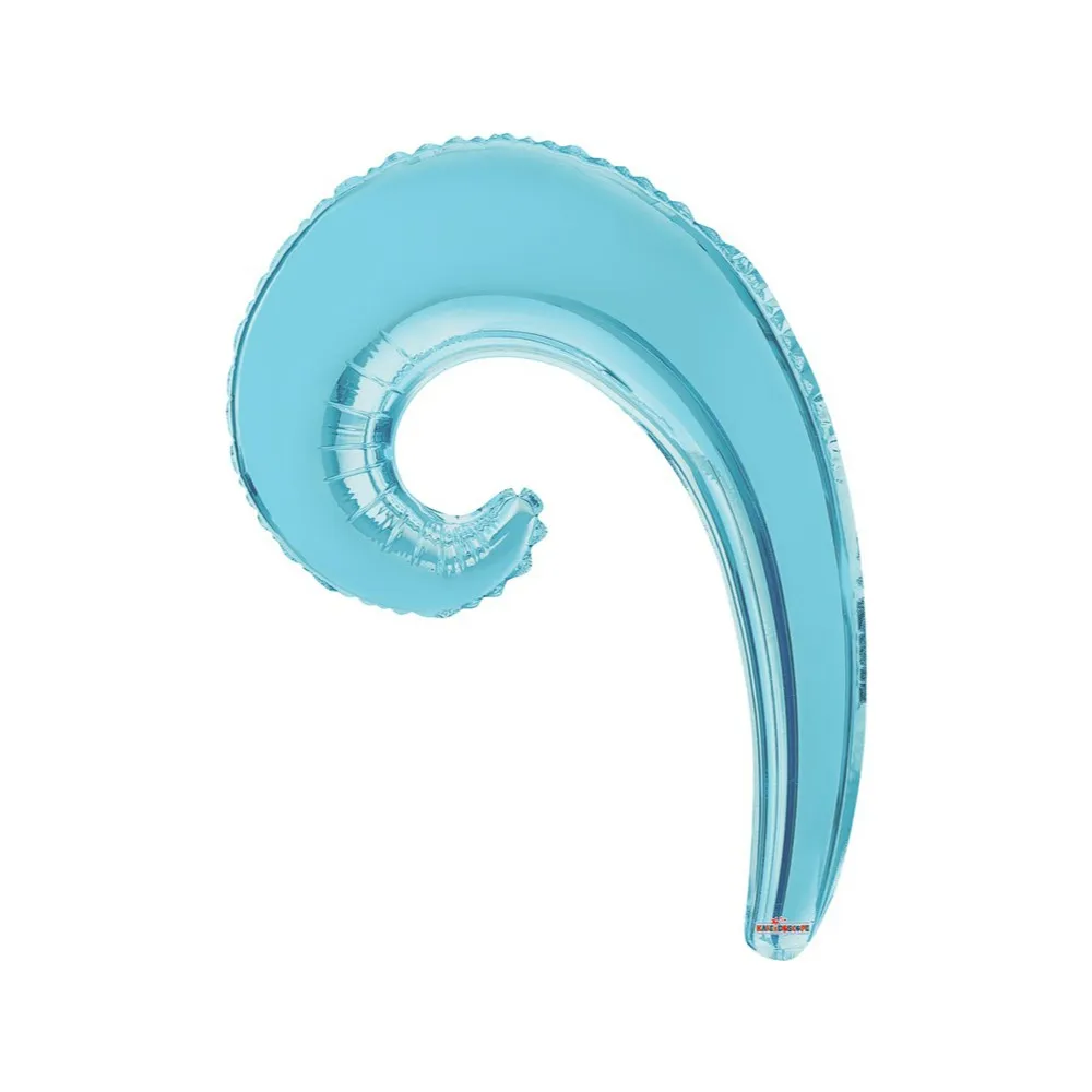 Balon Folie 35cm Val Curly bleu 19924