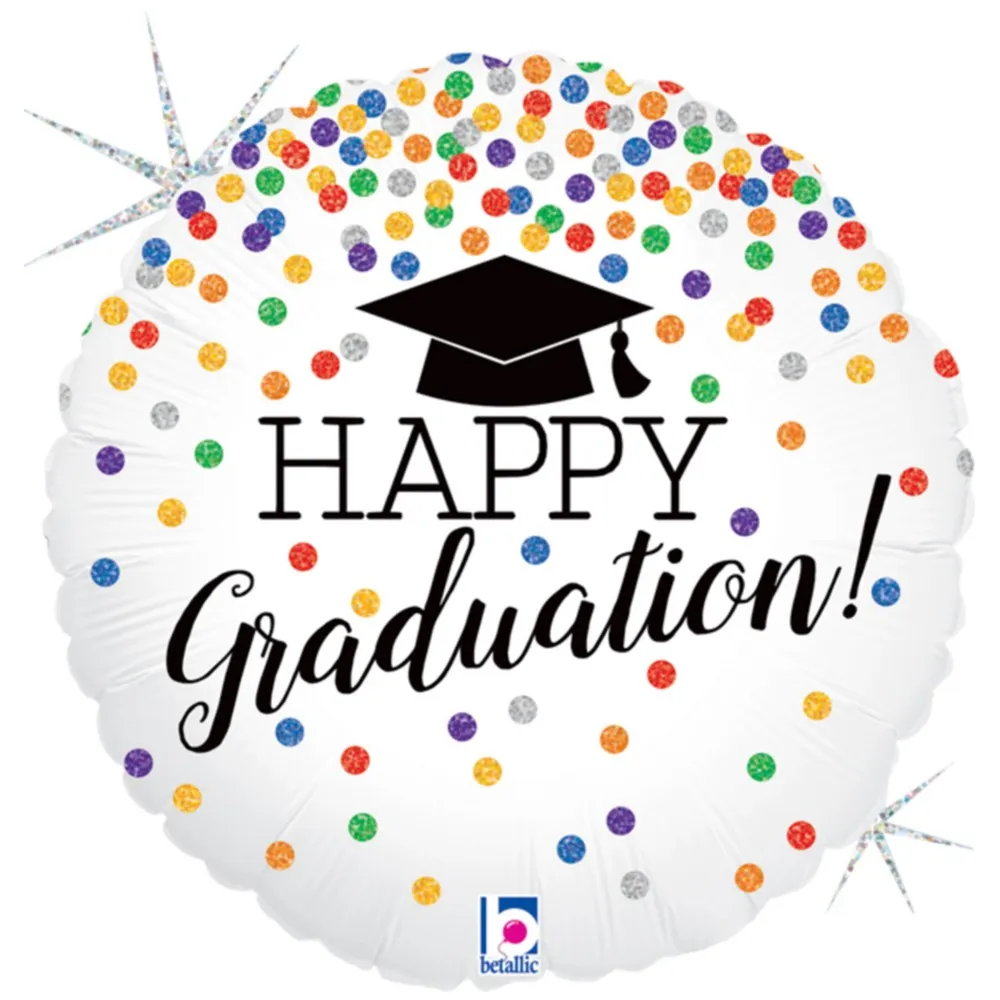 Balon Folie Happy Graduation 46 cm Grabo