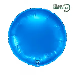 Balon Folie Rotund Albastru 46cm