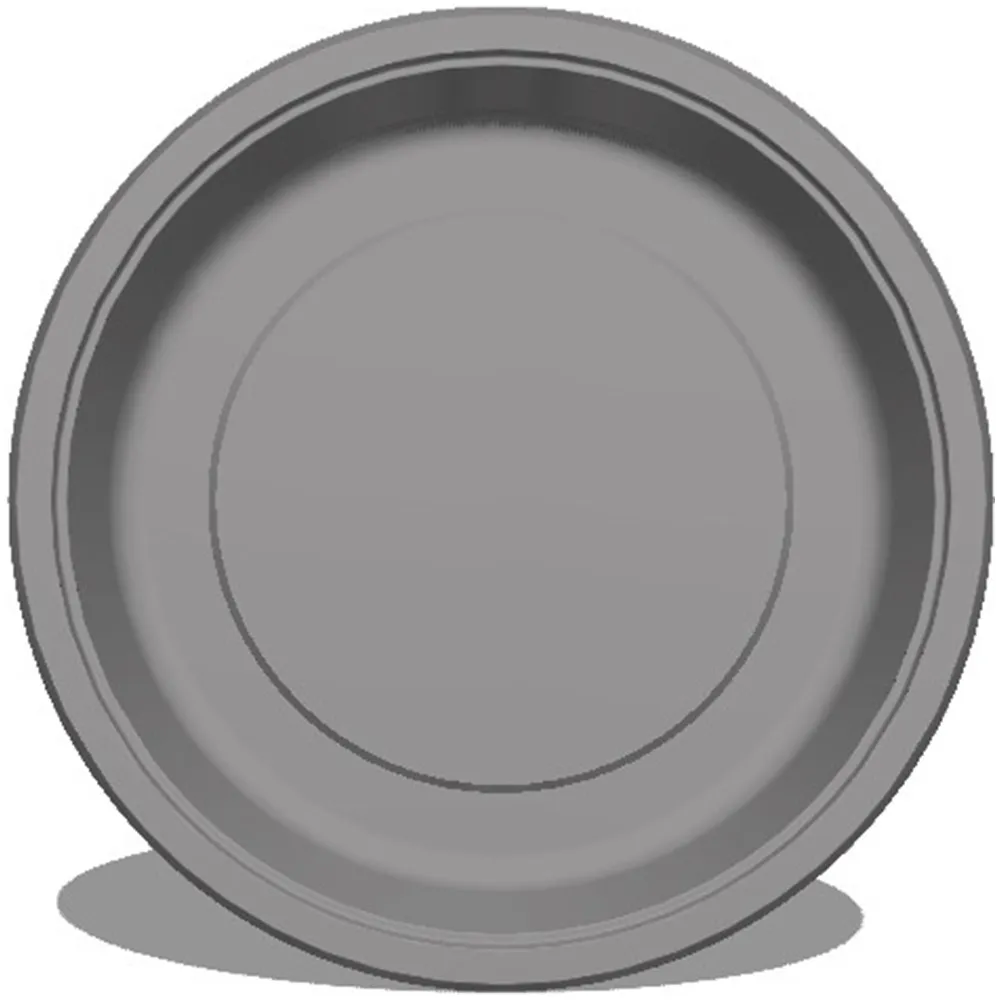Set 8 Farfurii Petrecere Silver MT7057