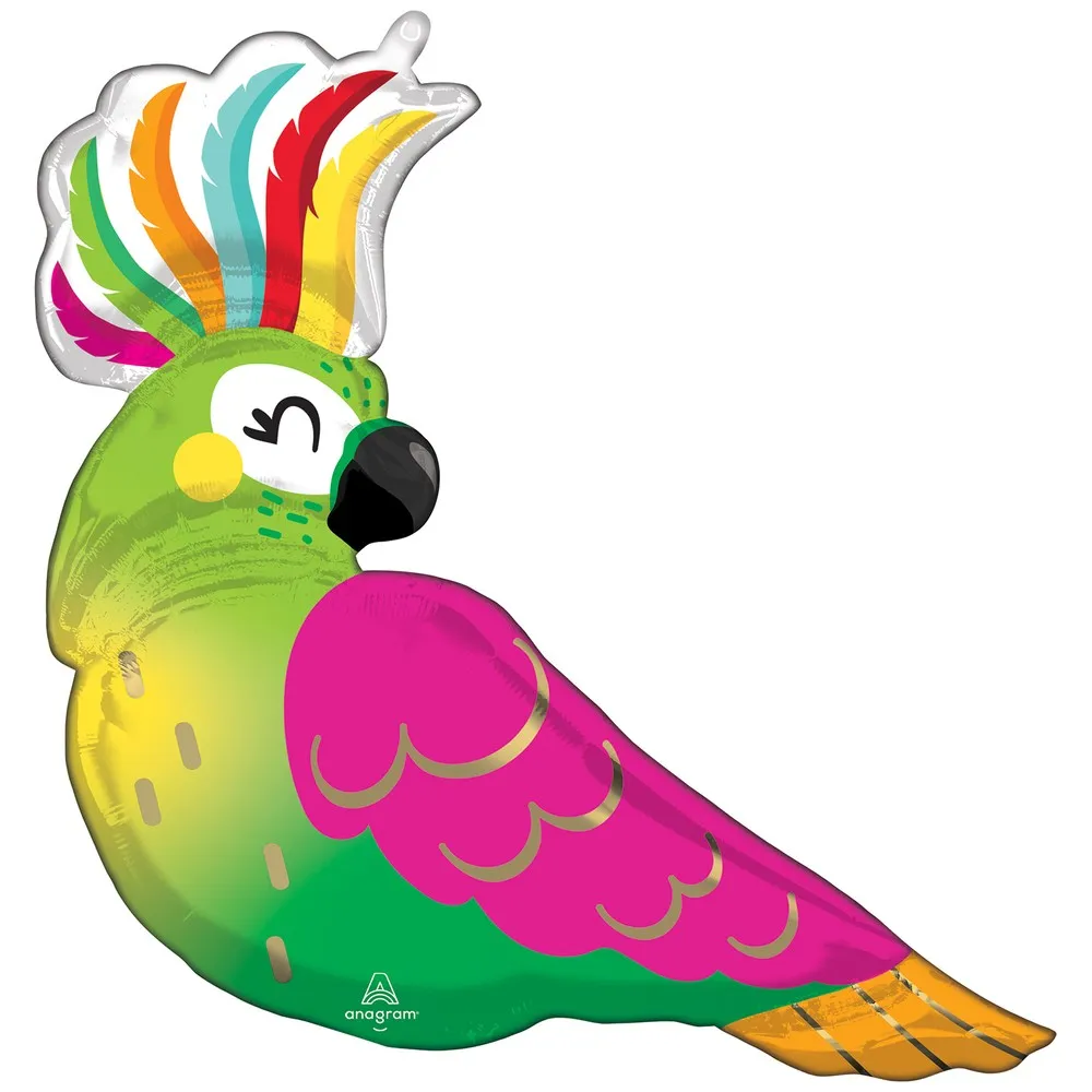 Balon Folie Figurina Papagal Tropical 78 cm x 71 cm AMS42673
