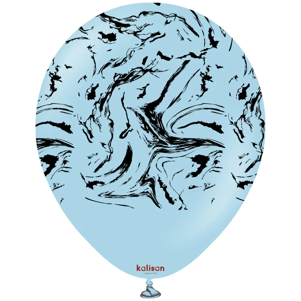Baloane latex 30cm Space Nebula - Macaron BluePrint Colour - Black