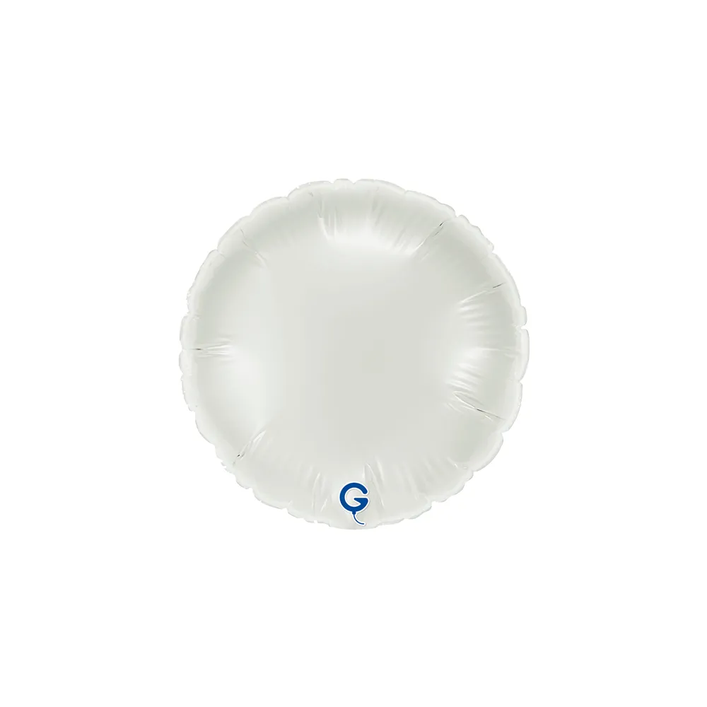 Balon Folie Rotund Alb 10 cm Grabo