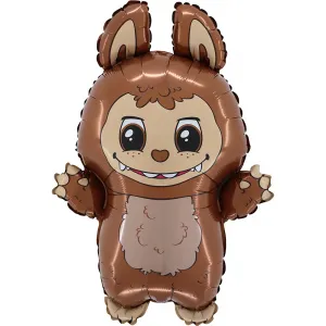 Balon Folie Figurina Labubu Brown 70cm