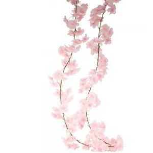 Ghirlanda flori de cires roz 210cm
