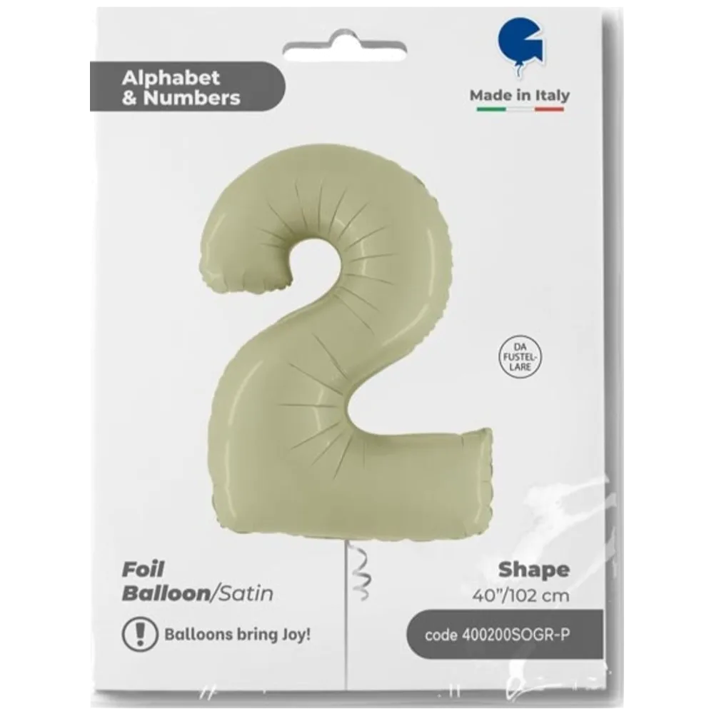 Balon Folie CIFRA 2 Olive 102 cm Grabo