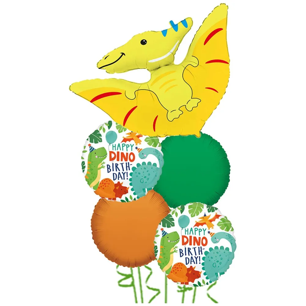 Buchet 5 baloane folie Tematica Dinozauri - Pterodactyl 2022132
