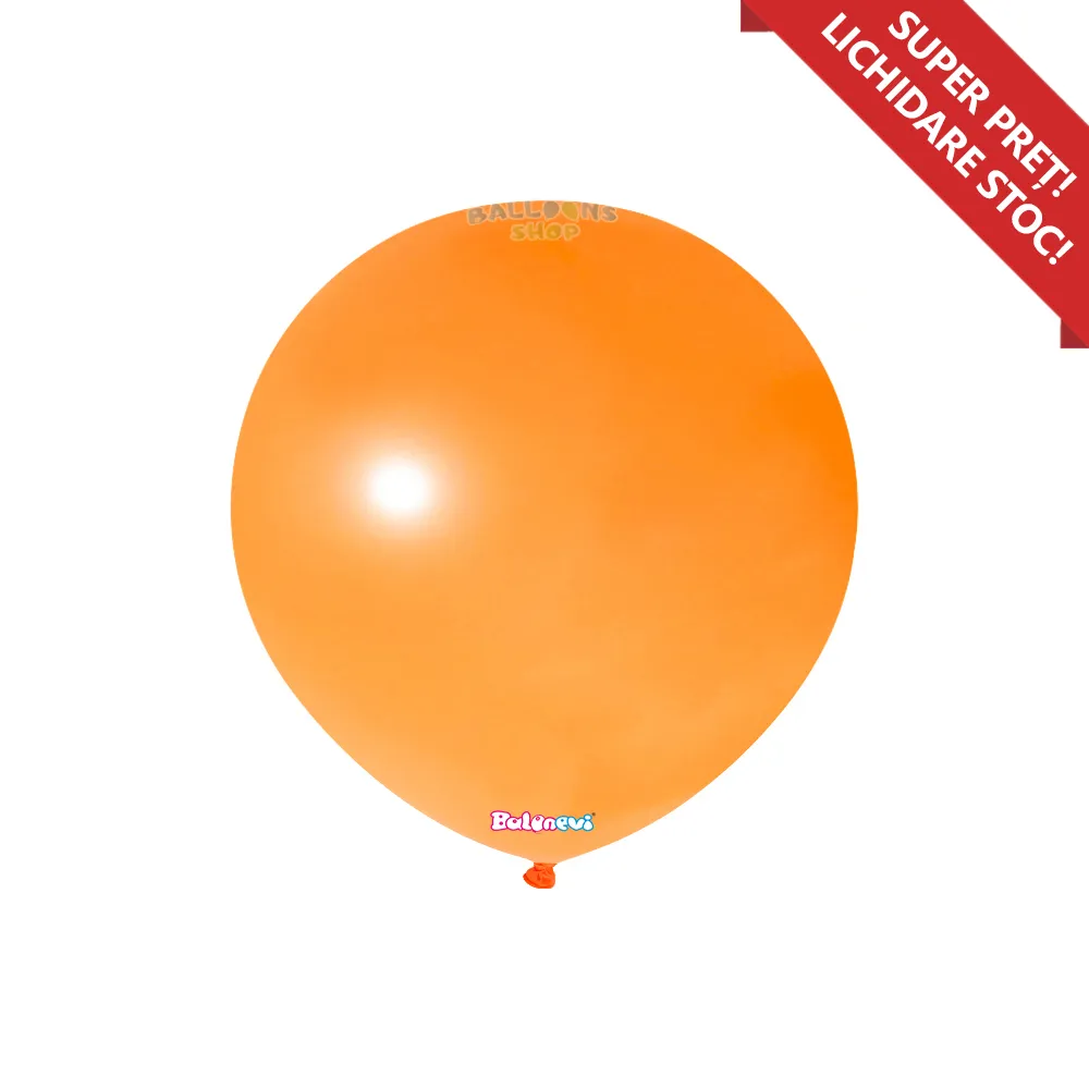 Baloane latex 13cm Standard Portocaliu -16