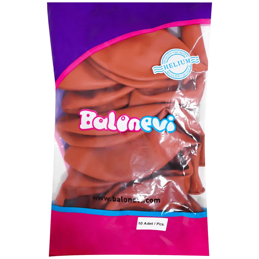 Balon Latex Jumbo 60cm Standard Terracota -38