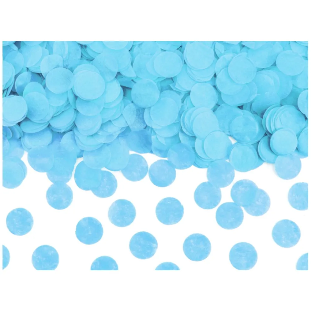 Tun Confetti Gender Reveal Baietel - Confetti Bleu - 60cm