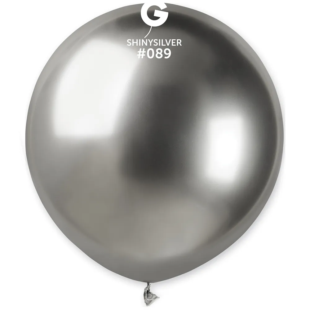 Baloane Latex 48cm Shiny Argintiu GB150.89