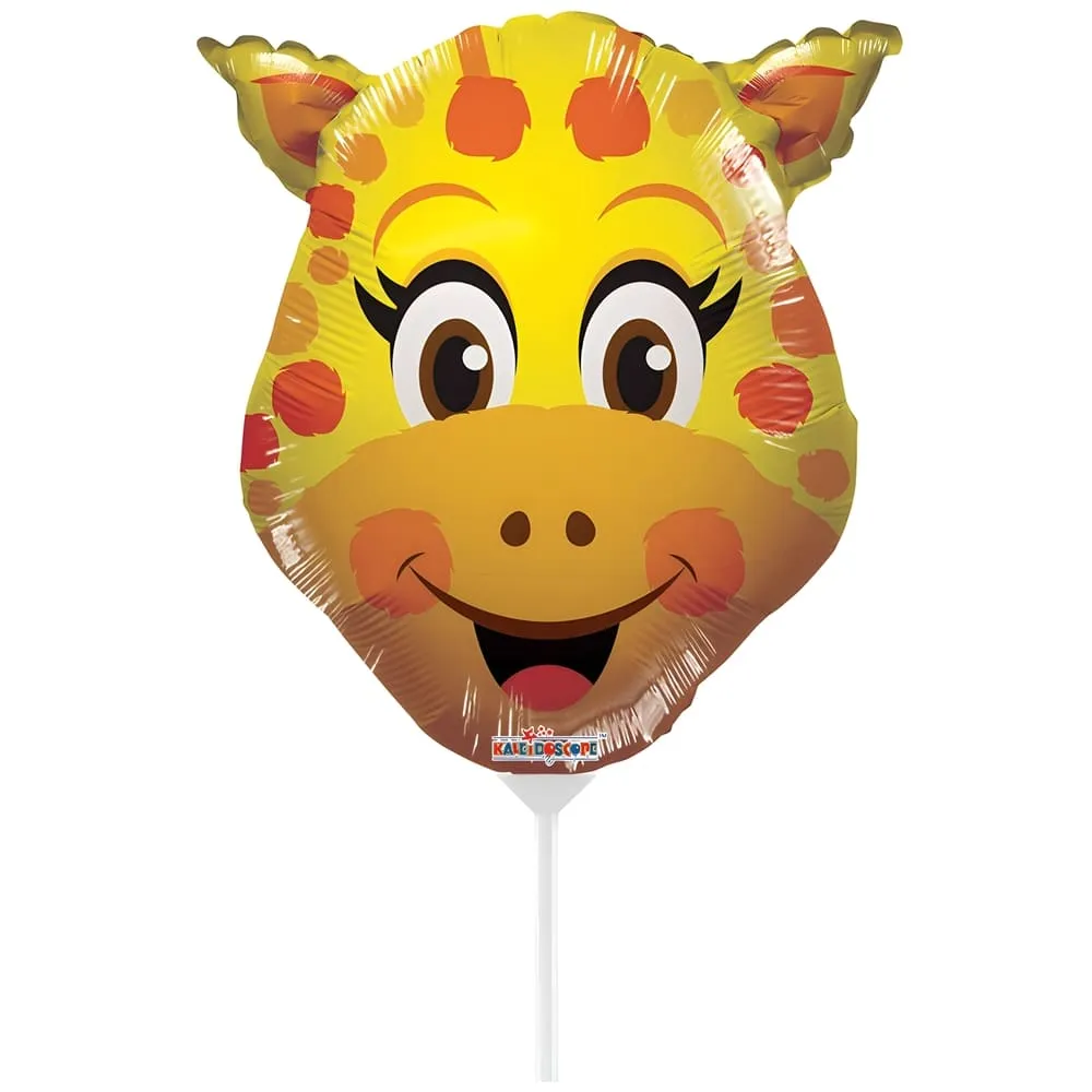Balon Folie Mini-Figurina Cap Girafa (AER) 35cm