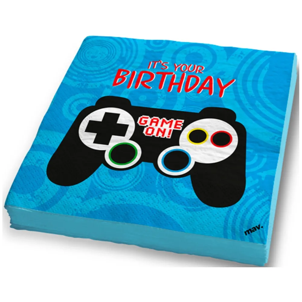 Set 20 Servetele Game On 33x33cm Grabo