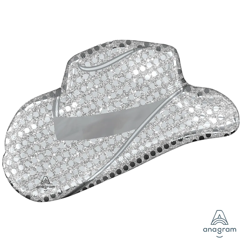 SuperShape Balon Folie Disco Western Hat 83x45cm ANAGRAM 4740201