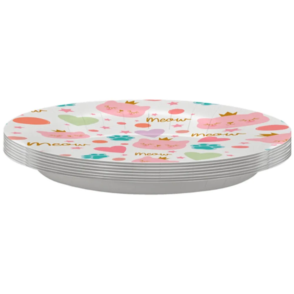 Set 8 Farfurii Pisicute 22.7cm Grabo
