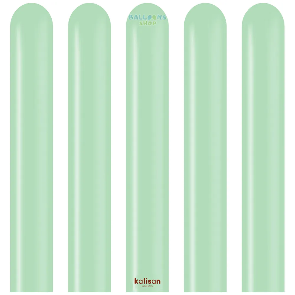 Baloane modelaj macaron 152 x 5 cm Green Q260.3004 Kalisan