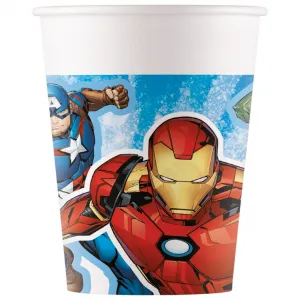 Set 8 Pahare Petrecere Carton 200ml Avengers Evergreen