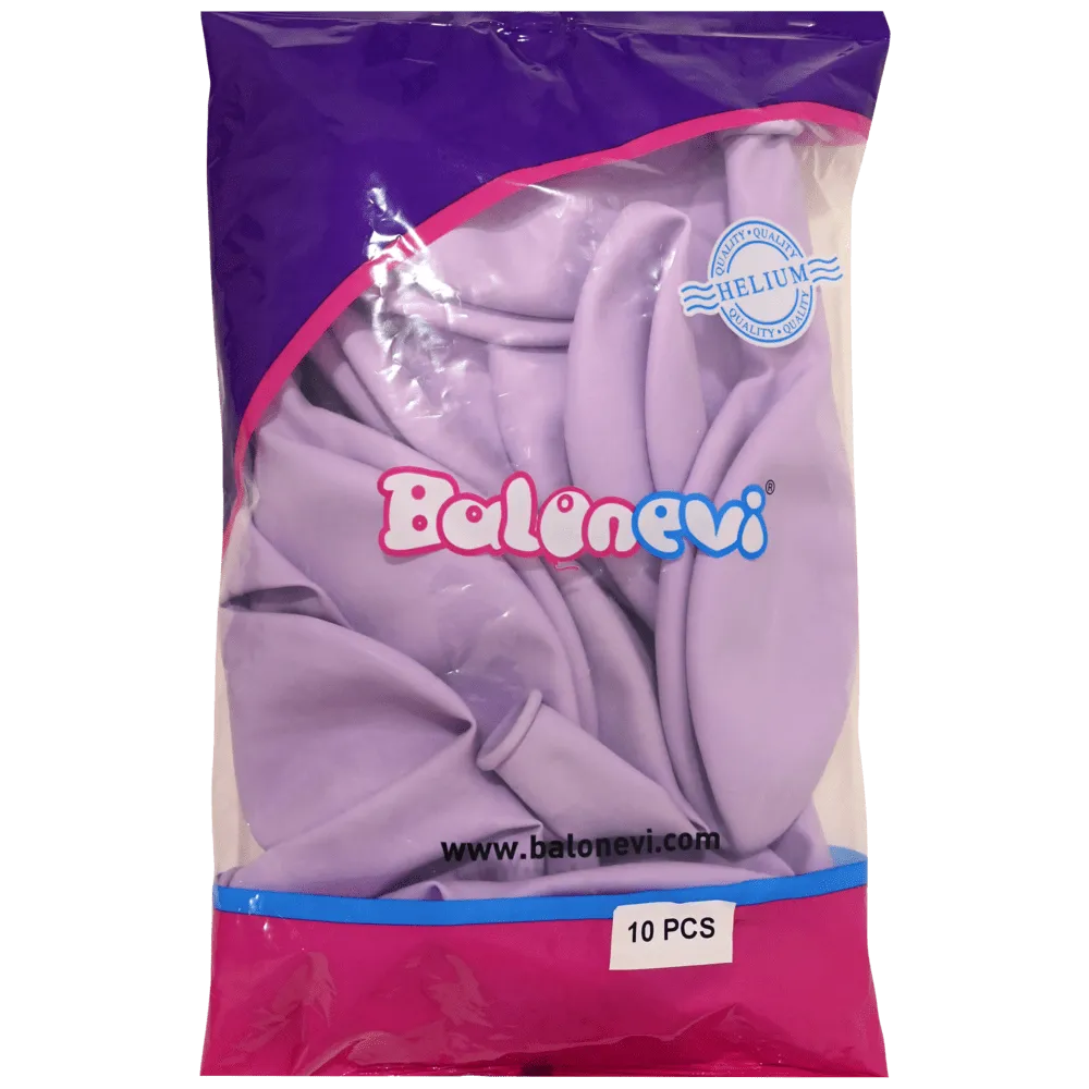 Balon Latex Jumbo 60cm Macaron Lavanda Light -42
