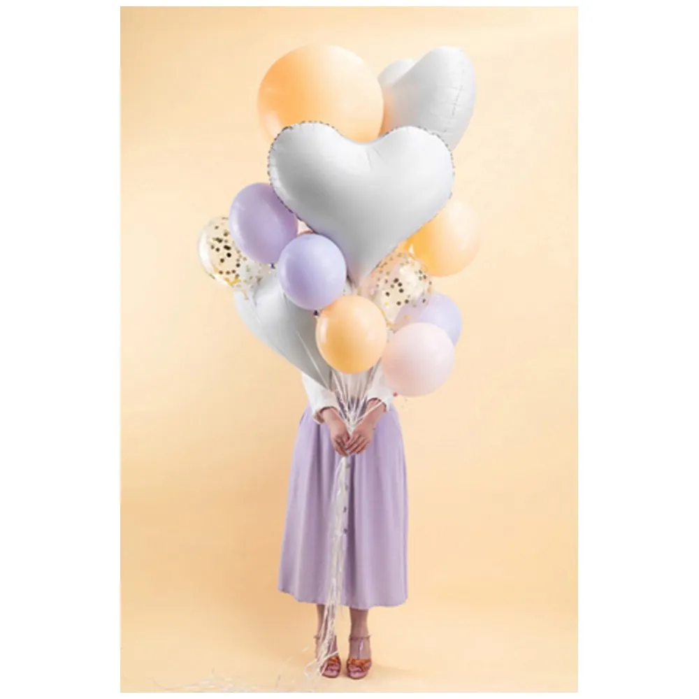 Balon Folie Inima Alba 75x64.5cm