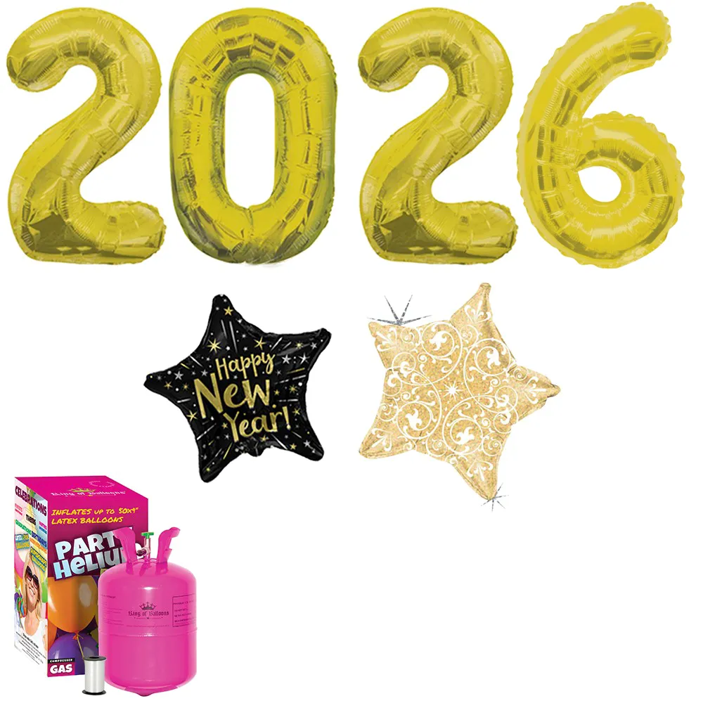 Pachet Baloane Revelion + Butelie mare
