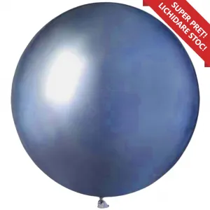 Balon Latex Jumbo Mirror 16inch (40cm) Albastru