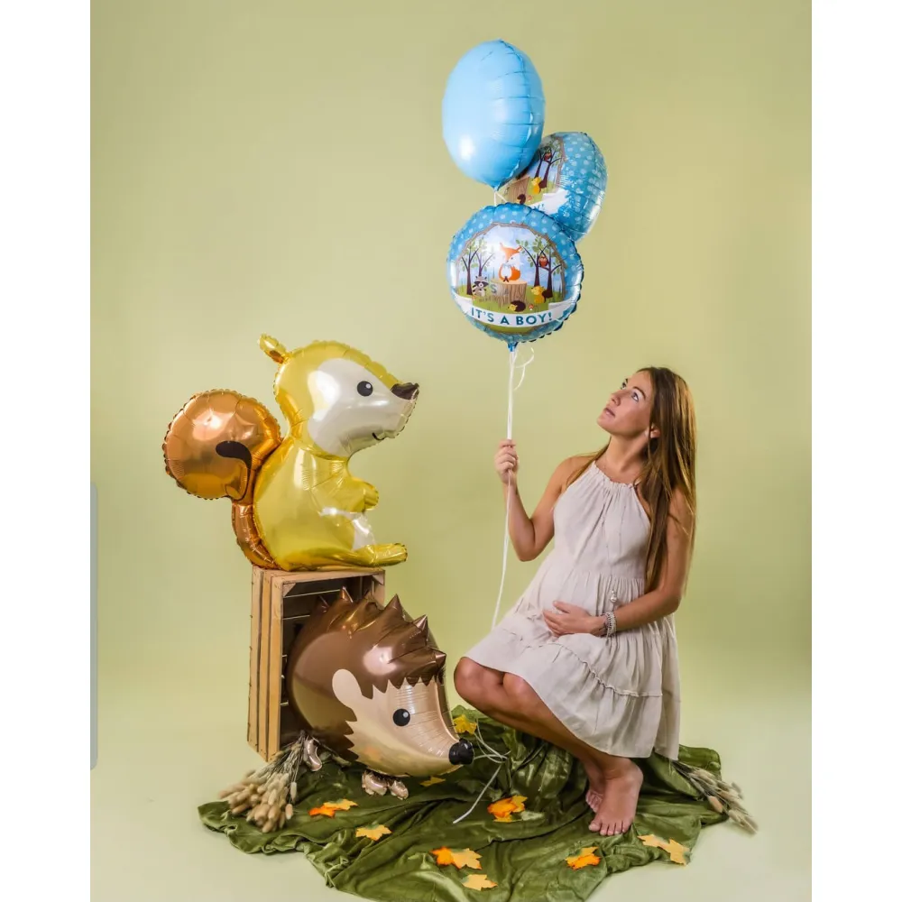 Balon Folie Figurina Woodland Arici 66cm Grabo
