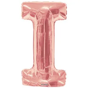 Balon folie litera I Rose-Gold 15618-34